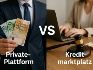 Unterschied: Private-Plattform vs. Kreditmarktplatz